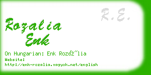 rozalia enk business card